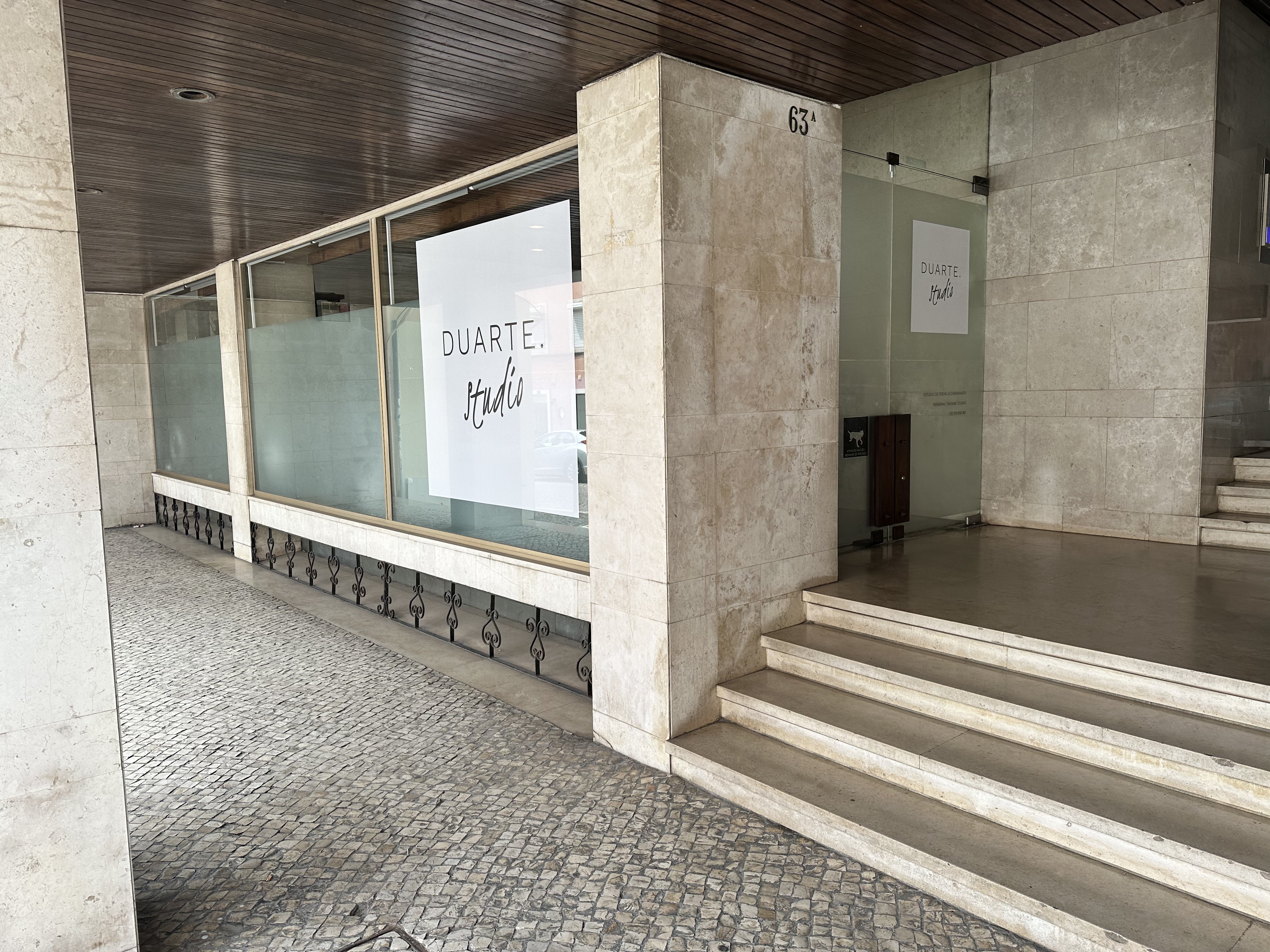 Entrada do estúdio